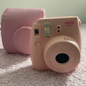 instax mini 8 & matching case!!